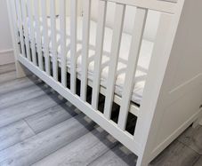 White Baby Cot