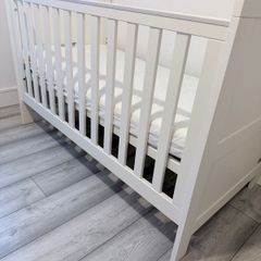 White Baby Cot