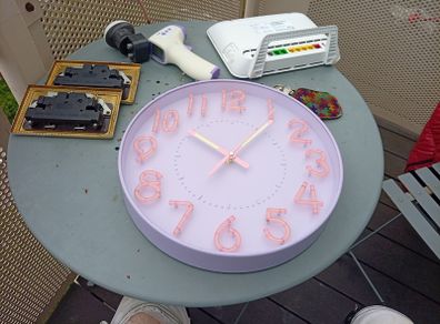 clock for girl room