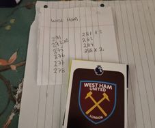 west ham utd premier league cards