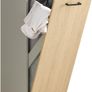 Laundry Cabinet Linen Cupboard With Fold-Out Laundry Bag Image 3