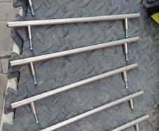 Silver Door Handles x 6