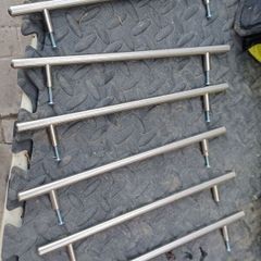 Silver Door Handles x 6
