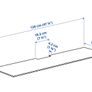 Besta oak top panels 120cm discontinued by ikea Image 3