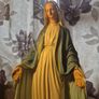 Vintage Statue of Mary. Mary Shrine Statue. Holy Statue. Image 2