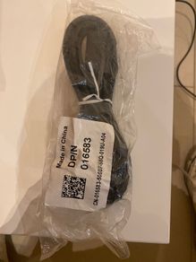 Dell 016583 16583 UK 3 Pin Plug Power Cord Black to IEC C13 Plug Kettle Style Lead Cable