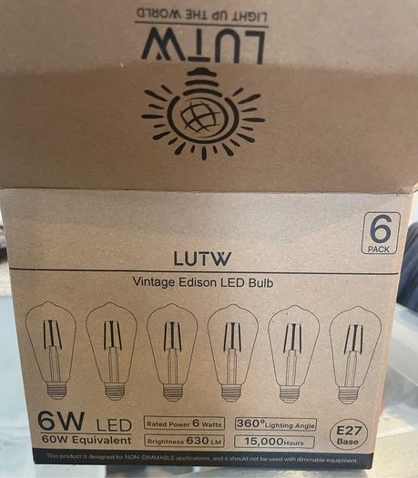 Industrial light fitting and bulbs