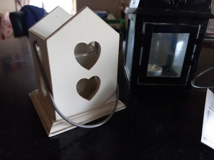 Candle holders and lantern