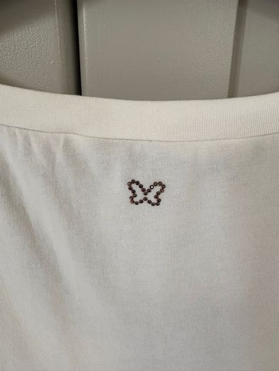 Luxury brand Maxmara rich cream coloured top/tee shirt BRAND NEW