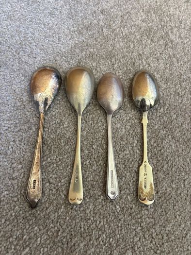 Vintage Silver Plated Teaspoons