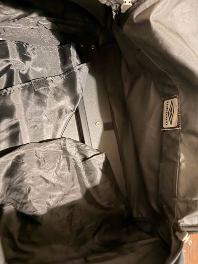 Umbro wheeled bag in excellent condition.