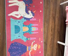 Kids Princess and Unicorn Rug