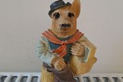 Ceramic Gentleman Dog figurine