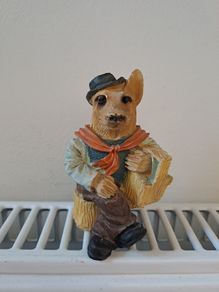 Ceramic Gentleman Dog figurine