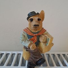 Ceramic Gentleman Dog figurine