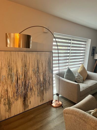 Kuta Floor Lamp - Rose Gold