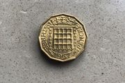 Old English threepence 1967
