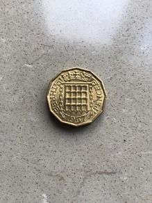 Old English threepence 1967
