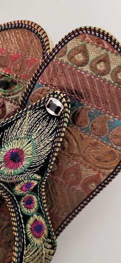 Ethnic style thong sandals Sz 7UK (Fit 6.5 - 7UK)