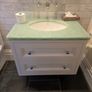 Marble Vanity Unitw with solid hardwood drawers Image 2