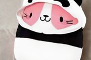 Squishmallows 20cm Joxtine the Cat in Panda Costume Plush