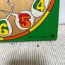 vintage SIO wooden learning clock from the 1970s. Image 3