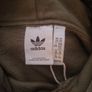 adidas Olive Green Trefoil 3 Stripes Hoodie XXL Image 3