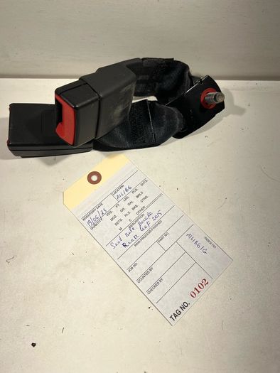 Nissan Leaf 2015 Rear Right Seat Belt Buckle A1l1b61g