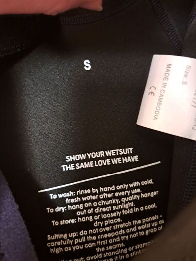 Brand new Wetsuit C Skins with tags attached