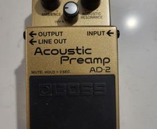 Boss AD2 Mint, Acoustic Preamp Guitar Pedal Original Box