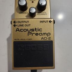 Boss AD2 Mint, Acoustic Preamp Guitar Pedal Original Box