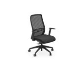 NV High Back Swivel Mesh Chair black Frame with adjustable arms