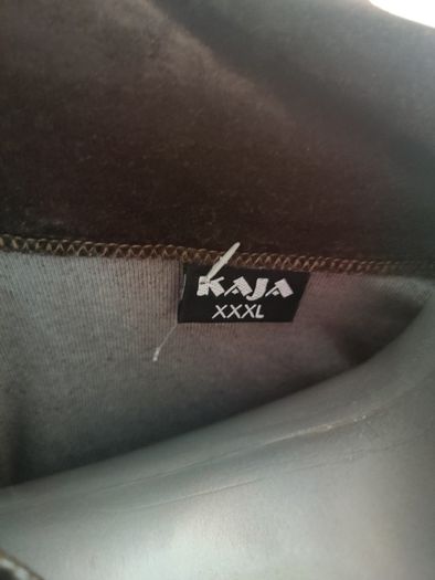 Dark brown/black velvet Kaja zipped jumper size XXXL UK20/22 Perfect condition Postage included