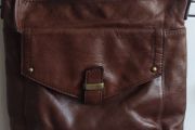 M&amp;S Collection Genuine Leather Crossbody  Dark Tan