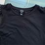 black top with organza puff sleeve river island Image 3