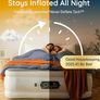 Luxury Air Bed Double with Built In Pump Good Housekeeping Winner 2026, Self Inflating Blow Up Mattress, USB Charging Nightlight, Inflatable Air Mattress for Guests Image 2