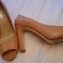 Hobbs Nude Peep Toe Shoes Image 3