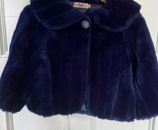 Faux Fur Jacket/Capelet