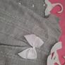 grey knitted baby onesey Image 3