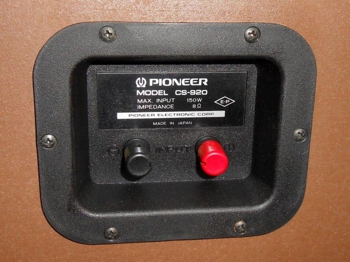 The rarest Holly Grail Pioneer speakers ever in pristine condition Pioneer CS-920 Ghost edition these were made exclusively for the American army in the 70's and were the Blueprint in the Pioneer Range