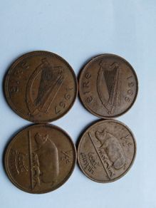 4.Halfpenny coins