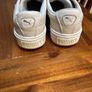 Puma Cream Leather Trainers Image 3