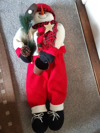 Plush Weighted Snowman