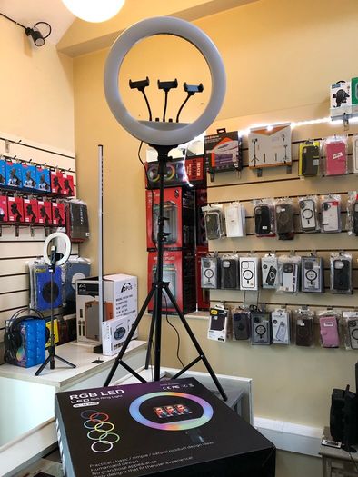 18" RGB LED Soft Ring Light 360 Degrees Wireless Remote