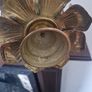 vintage brass lotus flower candle holder Image 5