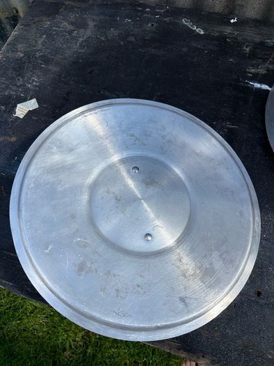 3 Aluminium catering kitchen large pots x3