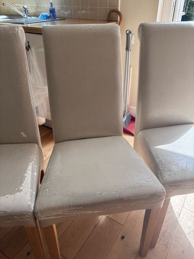 four dining chairs