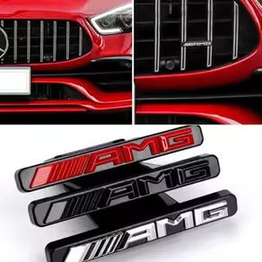Car Sticker Emblem Front Grille Badge for Mercedes Benz AMG A B C E Class W176 W246 W203 W204 W205 W211 W212 W213 C63 E300