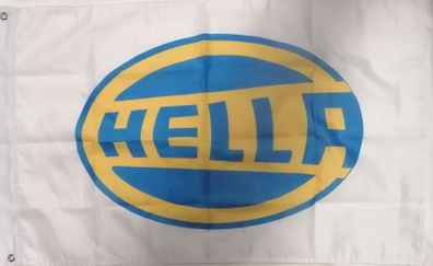 Hella Lamps Logo Flag 90cm x 60cm.
