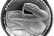 2022 Congo Deadly Snake Black Mamba 1 Oz Silver Coin BU ( In Capsule)